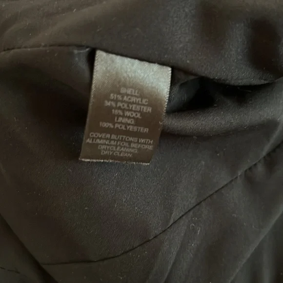 White House Black Market Black & White Tweed Jacket - Picture 7 of 7